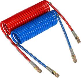Wtsb-casa12 Vitonsbay Coiled Air Set 12&apos Length X 12 Inch Tractor Lead Red And Blue