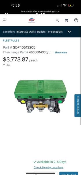 Wabco 4005004300 Semi Trailer Abs Module. Waco Part Number