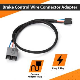 70208006 Weisen For 2017-2025 Ford F-250/350/450 Super Duty Trailer Brake Control Adapter Wiring