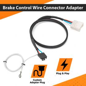 70208011 Weisen For Toyota Tacoma 2016-2023 Tundra 15-17 Trailer Brake Control Adapter Wiring