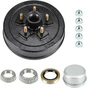 Lfbrd003-lyf Youxmoto 10 Inch X 2-1/4 Trailer Brake Drum Kit 5 On 4.5 Bolt For Dexter Rvs