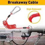 Fastway 80-01-2160 Retailed 6' Universal Zip Coiled Breakaway Cable W/ Snap Ring. Fixed Price $11.39.