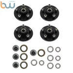 Set Of Trailer Idler Hub Assembly Bolt On 4.5 For 3500 Lbs Axle W/ Bearings. Fixed Price $88.61.