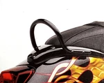 Harley-davidson Vrod Vrsc Gloss Black Mini Sissybar Upright Backrest 51150-04. Fixed Price $50.00.