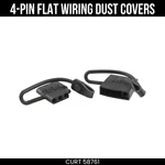 Curt Vehicle & Trailer-side 4-PIN Flat Wiring Harness Dust Covers 2-PACK 58761. Fixed Price $23.99.