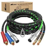 Nilight 15FT 3-IN-1 Abs Electrical Cord Cable & Rubber Air Power Line Hose Kit. Fixed Price $129.99.