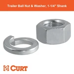 Replacement Trailer Ball Nut & Washer For 1-1/4" Shank. Fixed Price $34.99.