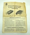 Vintage Kelsey Trailer Brake Installation Instructions 90516 81740. Fixed Price $9.99.