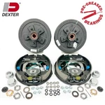 Dexter Pre-greased 3500 Trailer Axle Self-adjusting Electric Brake Kit 5-5" Bc. Fixed Price $455.99.