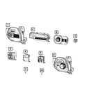 Genuine Mopar Instrument Panel Switch 68596338AA. Fixed Price $184.32.