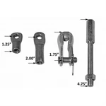 Stuff 4750 Universal Brake Booster Extension Rod & Clevis Kit. Fixed Price $48.99.