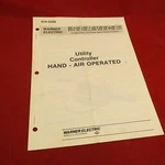 Warner Electric Service & Installatn Instructions Utility Controller Hand Air Op. Fixed Price $10.00.