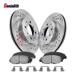 Front Drilled Rotors Ceramic Brake Pads Kit For Honda Civic Insight Acura El. Fixed Price $66.99.