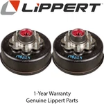 Lippert 8K Brake Drum Hub Pair On 6.5 9/16 Studs 8000 Lb Fits Dexter Alko. Fixed Price $377.99.
