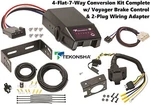 Tekonsha 4FLAT-7WAY Conversion W/ Voyager Brake Control Fits 15-17 Toyota Tundra. Fixed Price $232.99.