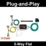 Curt 2008 Toyota Hilux All Custom Wiring, 5-WAY Flat Output. Fixed Price $86.99.
