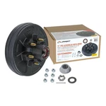 Curt Complete Pre-greased Hub Assembly W Lug Nuts 6,000-LB. Axles, 1/2" Stud. Fixed Price $118.38.