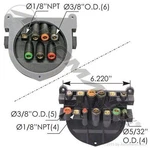 Air Manifold Freightliner Cascadia Oem 12-17005-002. Fixed Price $284.04.