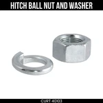 Curt Replacement Trailer Hitch Ball Nut & Washer For 3/4 Inch Shank 40103. Fixed Price $22.99.