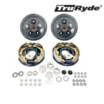 Pre-greased 5-5.5" Electric Trailer Brake Kit For 3,500 Lbs. Axles. Fixed Price $225.99.
