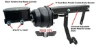 Under Dash Brake Pedal W/ 8" Dual Power Booster Master Cylinder Blackout. Fixed Price $303.33.