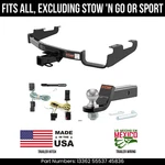 For 04-07 Grand Caravan Trailer Hitch 4PIN Wiring 2" Ball Exc Stow 'n Go & Sport. Fixed Price $342.99.