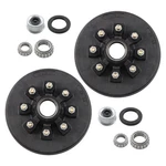 12" Brake Drum Kit 8 On 6.5 Hub, Bolt Heavy Duty For 7000 Lbs Capacity. Fixed Price $150.00.