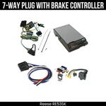 Reese Rv 7-WAY Trailer Wiring Harness + Brake Control For 1997 Jeep Wranger Tj. Fixed Price $250.99.