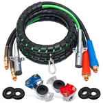 Yiachuii 12FT 3 Abs & Power Air Line Hose With Glad Hands 4. Fixed Price $122.88.