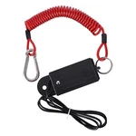Omineco Trailer Breakaway Switch With 6 Feet Coiled Cable Used For Towing. Fixed Price $13.00.