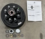 Lubed 12" Brake Drum Hub Assembly 6 7K 7000 Trailer Axle 8-219 Dexter Lip. Fixed Price $169.99.