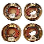 Four 12-1/4X3-3/8" 10K Gd Electric Backing Plate 10000# Trailer Brake Fit Dexter. Fixed Price $334.75.