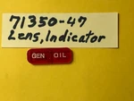 Harley 71350-47 Lens,generator & Oil Indicator Lamp 1947-1961 KNUCKLE,PANHEAD,45. Fixed Price $18.00.