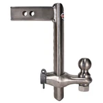 Trimax Razor Stainless 12" Drop Adjustable Tow Hitch Receiver 2-5/16" Ball. Fixed Price $299.99.