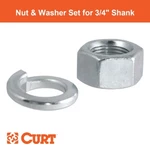 Replacement Trailer Ball Nut & Washer For 3/4" Shank. Fixed Price $32.99.