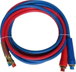 15FT Heavy Duty Straight Air Line Hose Assembly Blue Red Rubber With Dura Grips. Fixed Price $84.57.