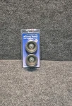 Set Of "bearing Buddy" Stainless Steel Trailer Wheel Protectors.. Fixed Price $15.00.