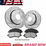 12.6"REAR Drilled Rotors + Pads For Chrysler 300 Dodge Challenger Charger Magnum. Fixed Price $90.83.