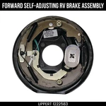 Curt Rv Brake Assembly, Forward Self-adjusting, 10X2-1/4 Drum, Left, 3.5K Lbs. Fixed Price $74.99.