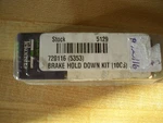 Tekonsha Brake Hold Down Kit, 5353, New In Package, Trailer Parts. Fixed Price $8.56.
