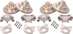 2-PK Kodiak 12" Complete Disc Brake Kit 655 W/bearings & Seals Axle 6K. Fixed Price $1465.00.