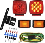 12V Rear Led Submersible Trailer Tail Lights Kit Boat Marker Truck Waterproof Us. Fixed Price $23.99.