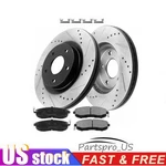 12.6"REAR Drilled Rotors + Pads For Chrysler 300 Dodge Challenger Charger Magnum. Fixed Price $92.50.
