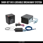 Curt Soft-trac Breakaway Kit W/ Battery & Charger, Single-triple Axles, 52028. Fixed Price $75.99.