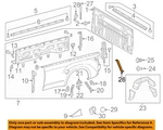 Toyota Oem 07-16 Tundra Rear Fender Panel-bed-wheelhouse Brace Right 655210C010. Fixed Price $28.88.
