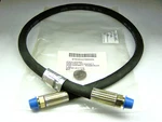 Hydraulic 10867357-1 Nos Lube Hose Assy 28" Steel Plated 1/4" Male Nptf Ends. Fixed Price $12.51.