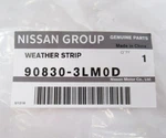 Genuine Oem Nissan 90830-3LM0D Rear Door Body Seal Weatherstrip 2013-2020 NV200. Fixed Price $119.66.