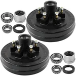 Trailer Brake Drum And Hub Assembly, On 5" Bolt Pattern 2 Pack. Fixed Price $118.61.