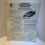1970 Vintage Kelsey Trailer Brake Installation Instructions 81740. Fixed Price $15.00.