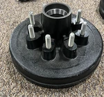 Ap Products 014-134543 Brake Drum/hub 6000-7000 Lbs. 8 On 6.5" (9/16" Studs). Fixed Price $75.59.